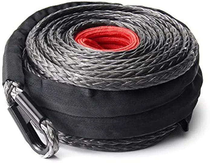 TAURKENAM TAURKENAM Synthetic Winch Rope 3/8 x 85 ft 25000 lbs Black — product photo