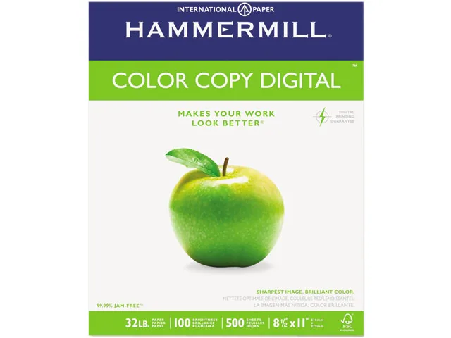Hammermill Hammermill 102630 Paper 98 Brightness 32lb 8-1/2 x 11 Photo White 500/Ream — product photo