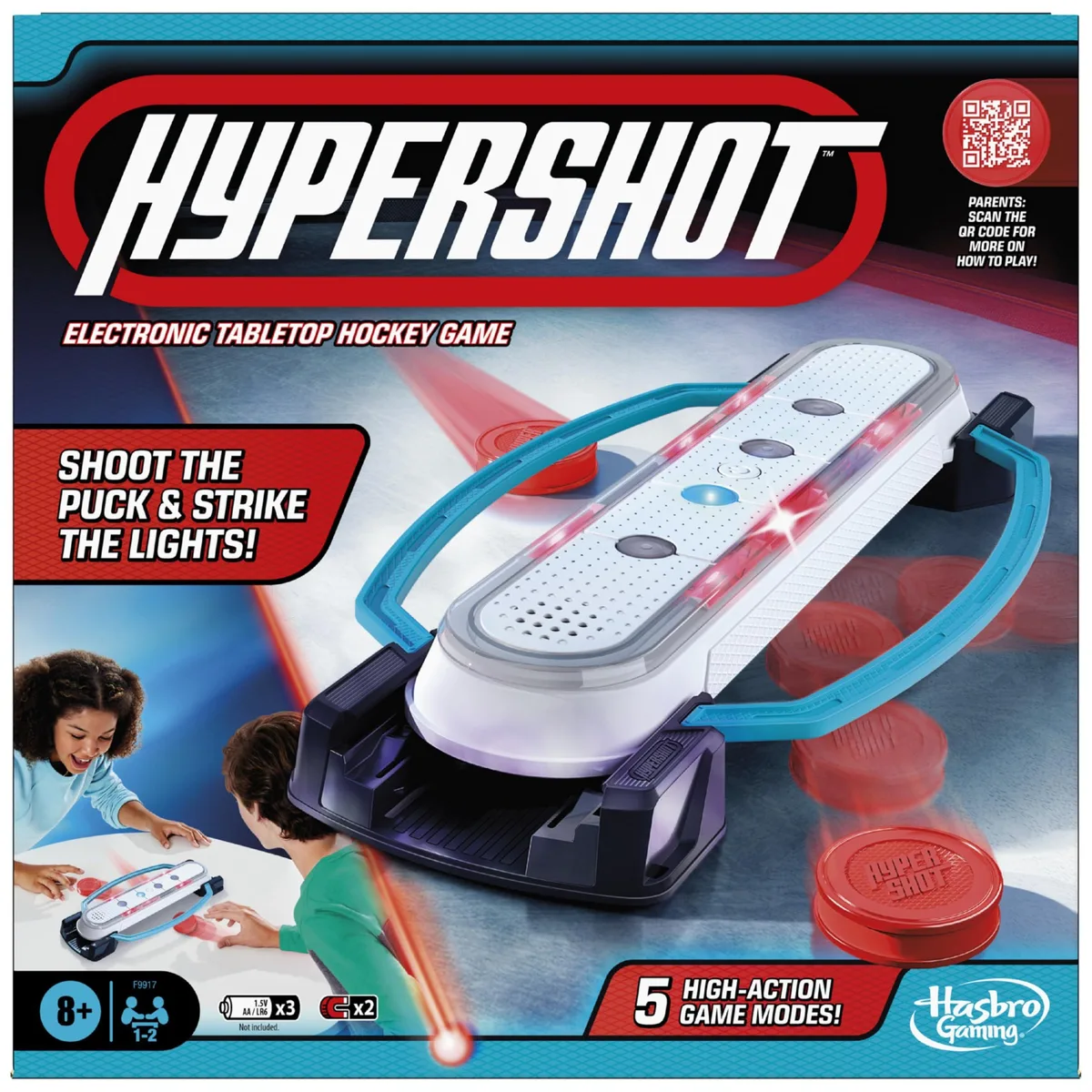  Worry Free Gadgets Hypershot Electronic Tabletop Hockey Game F9917 — product photo
