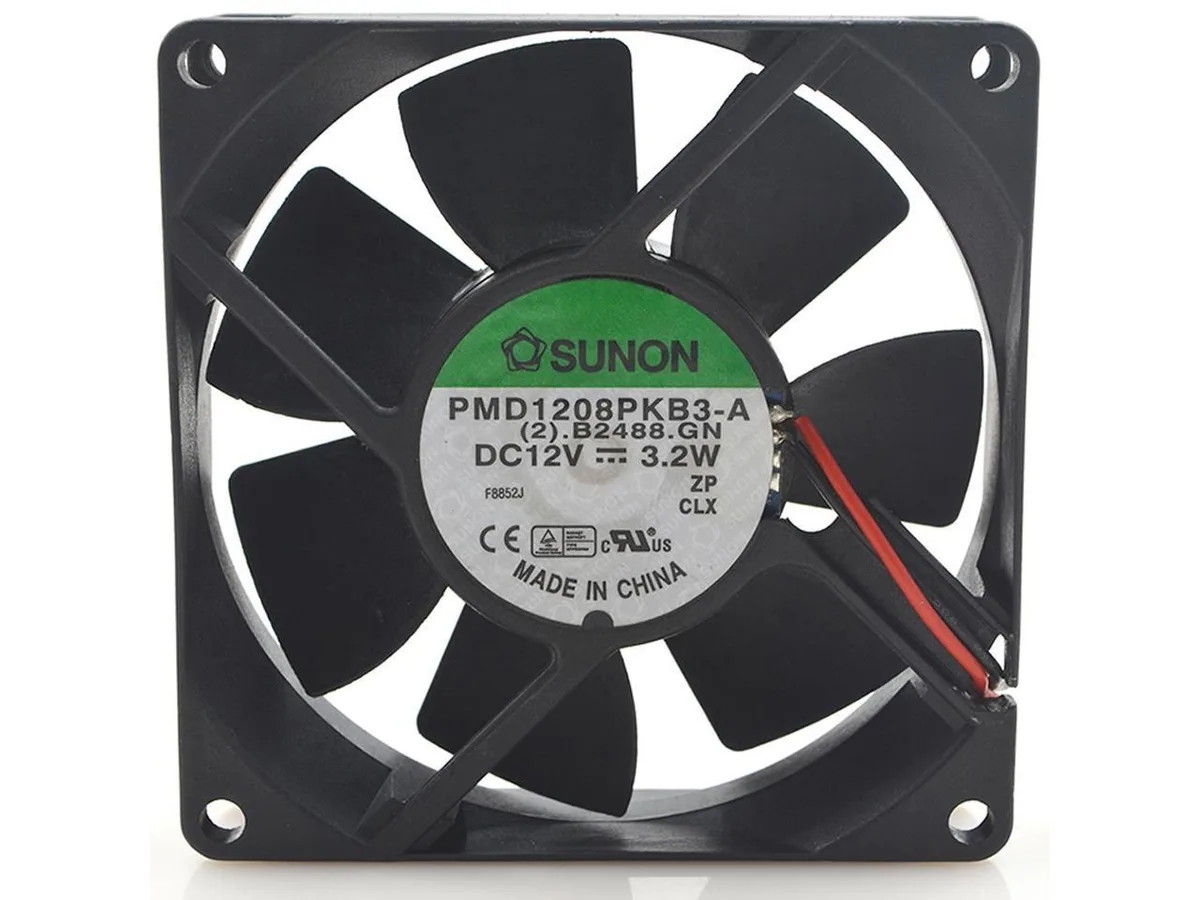 Fans Fans PMD1208PKB3-A 8025 12V 3.2W 80mm dual ball bearing case fan — product photo
