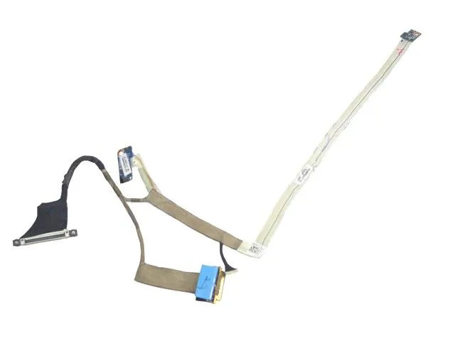 Thin flat ribbon cable with connectors on both ends