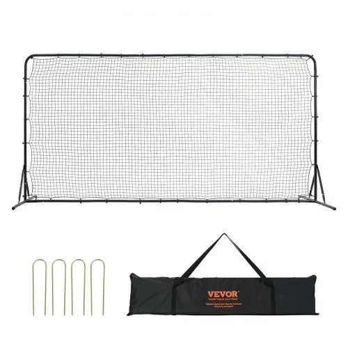 VEVOR VEVOR Soccer Rebounder Net 12x6FT 22-Ply PE Net 42 Bungees — product photo