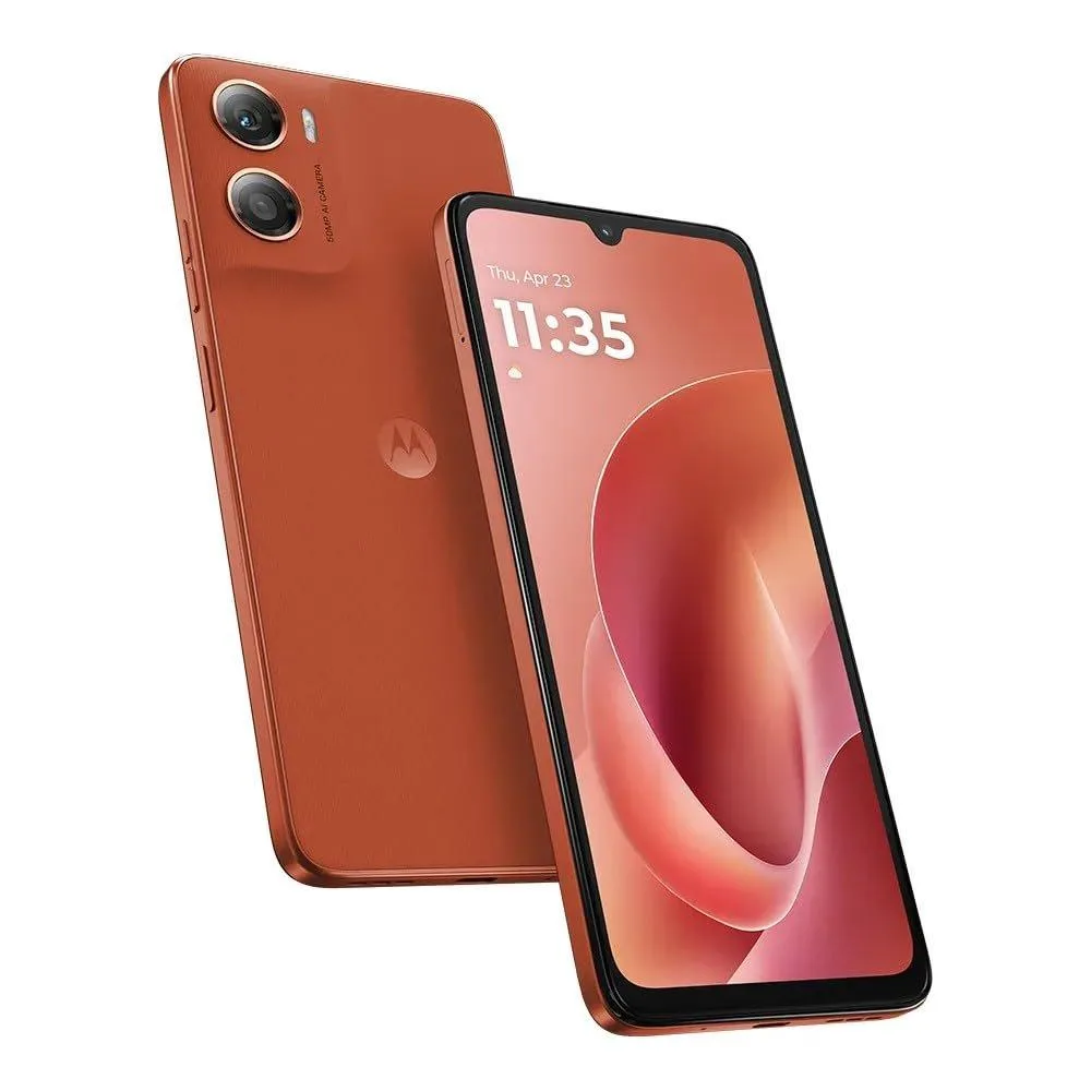 Motorola Motorola Moto G06 4G LITE Ai 256GB 4GB 6.88" 120Hz Pantone Arabesque (Orange) cell phones - unlocked — product photo