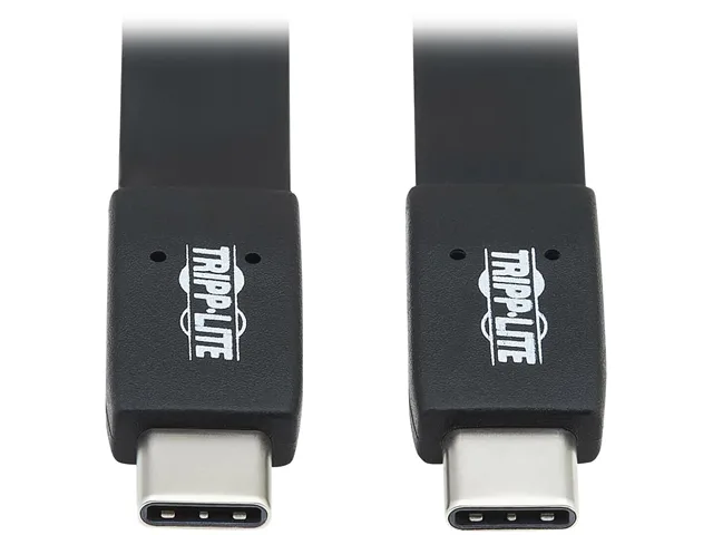 Tripp Lite Tripp Lite U420-16N-G25AFL USB-C Flat Cable 16 in 10 Gbps 5A — product photo
