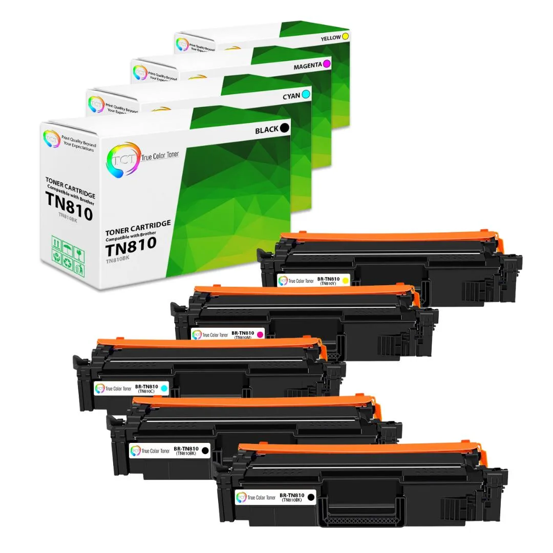True Color Toner True Color Toner TN810 5 Pack Toner Cartridges — product photo