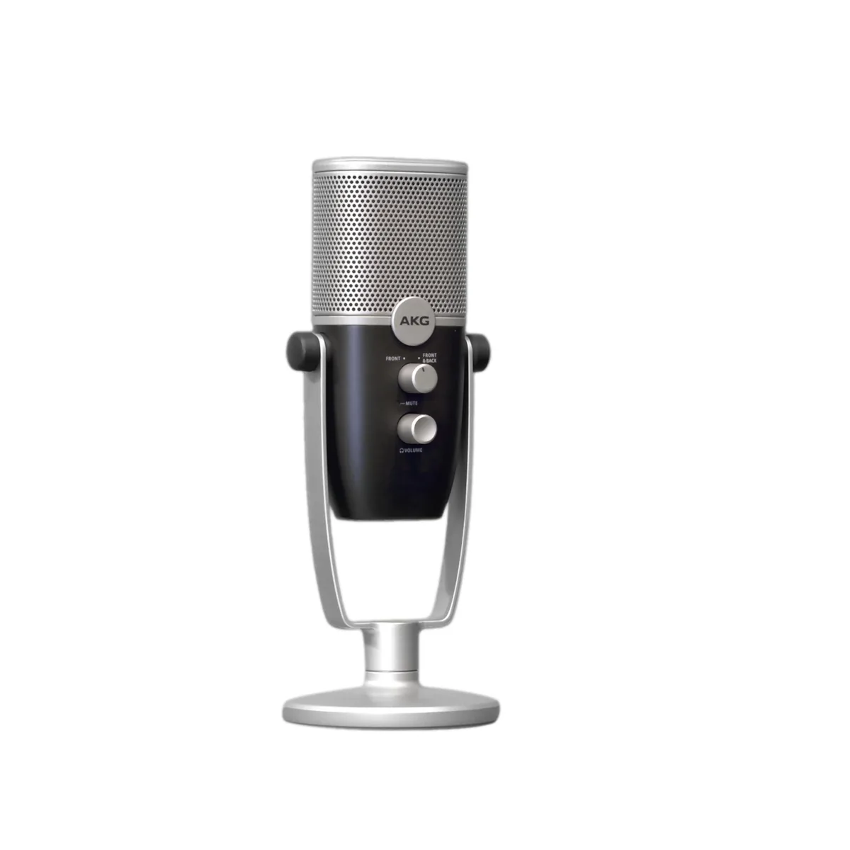 AKG ACOUSTICS AKG ACOUSTICS Ara USB-C Condenser Microphone Blue Silver 2 in 1 accessory — product photo