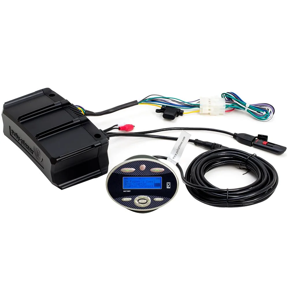 Poly-Planar LLC. Poly-Planar LLC. ME70BT IPX6 4-Channel Marine Amplifier 4x45W 100m Bluetooth — product photo