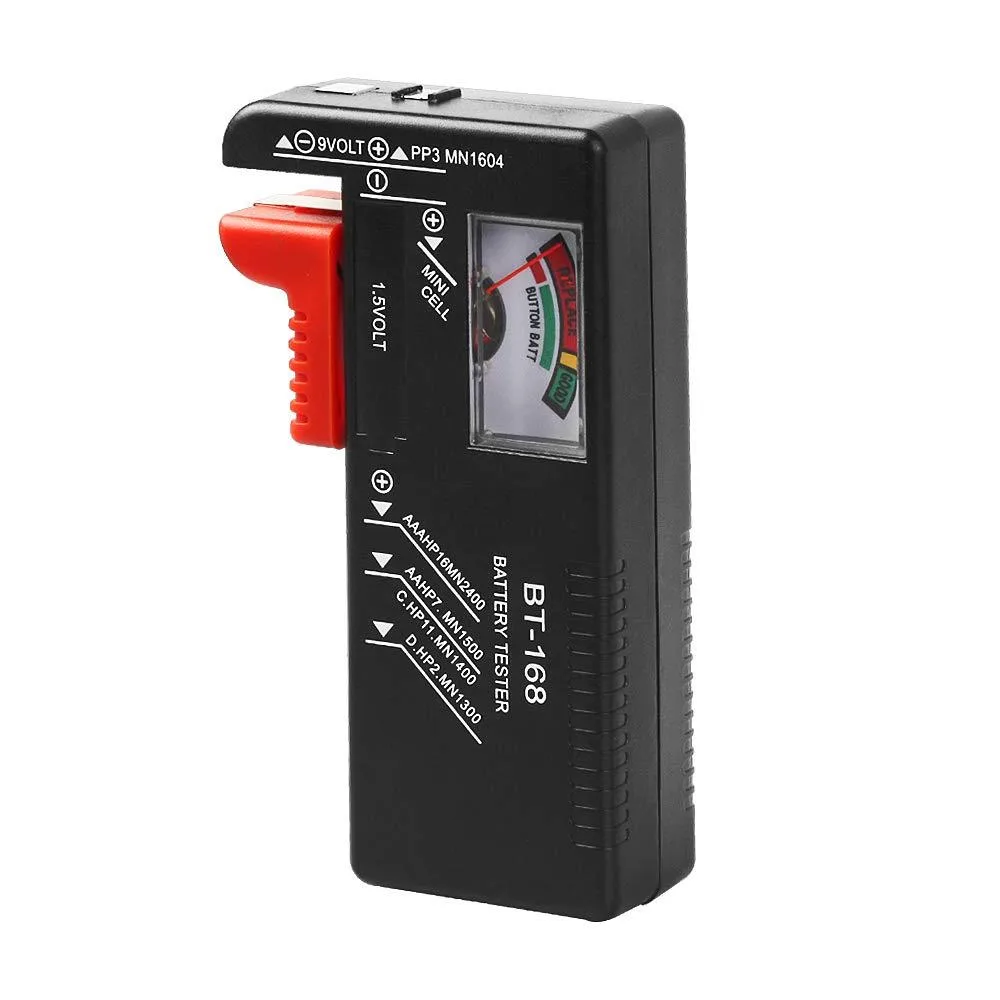  VTECHOLOGY BT-168for Battery Tester AA AAA C D 9V Button Cell — product photo
