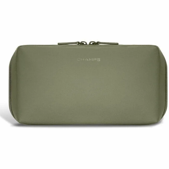 FT Champs FT Champs Onyx Carrying Case Toiletries Green Water Resistant Polyurethane Handle 6.3x4.3 3.17 quart — product photo