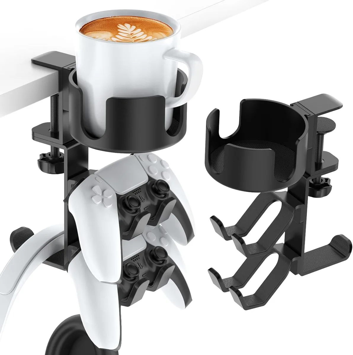 lelisten lelisten 3-in-1 Desk Cup Holder with Headphone Hanger — product photo