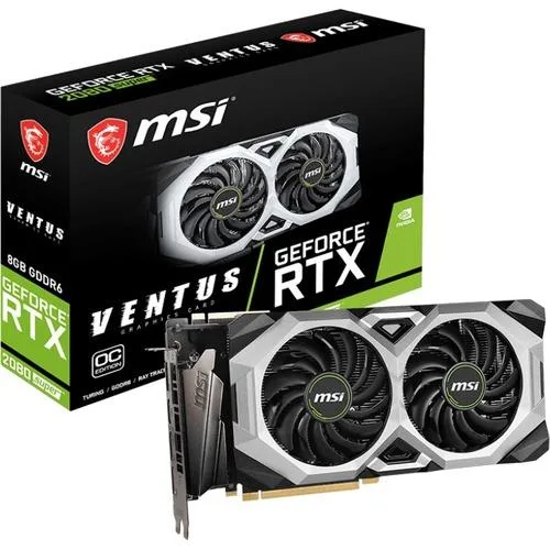 MSI MSI G2080SVXC RTX 2080 Super Ventus XS OC 8GB GDDR6 graphics card — product photo