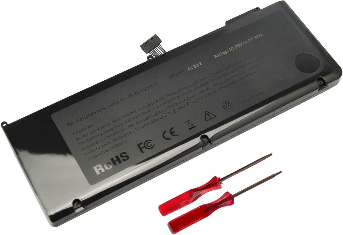 LXHY LXHY A1382 laptop battery 10.95V 77.5Wh for MacBook Pro 15.4" A1286 2011-2012 — product photo
