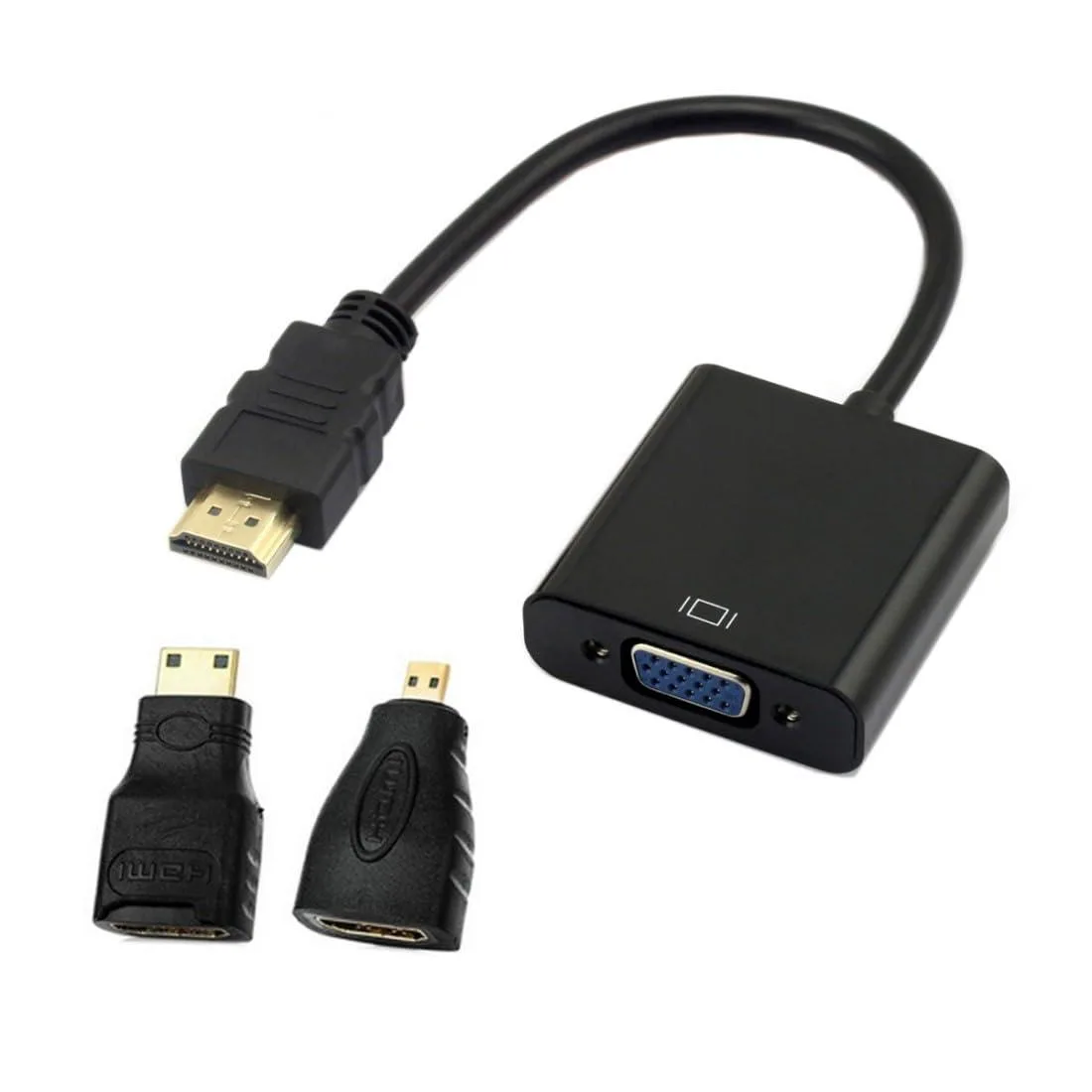 Vszerda Vszerda HDMI to VGA adapter, Micro HDMI, HD-057-BK/HD-023/HD-038 — product photo
