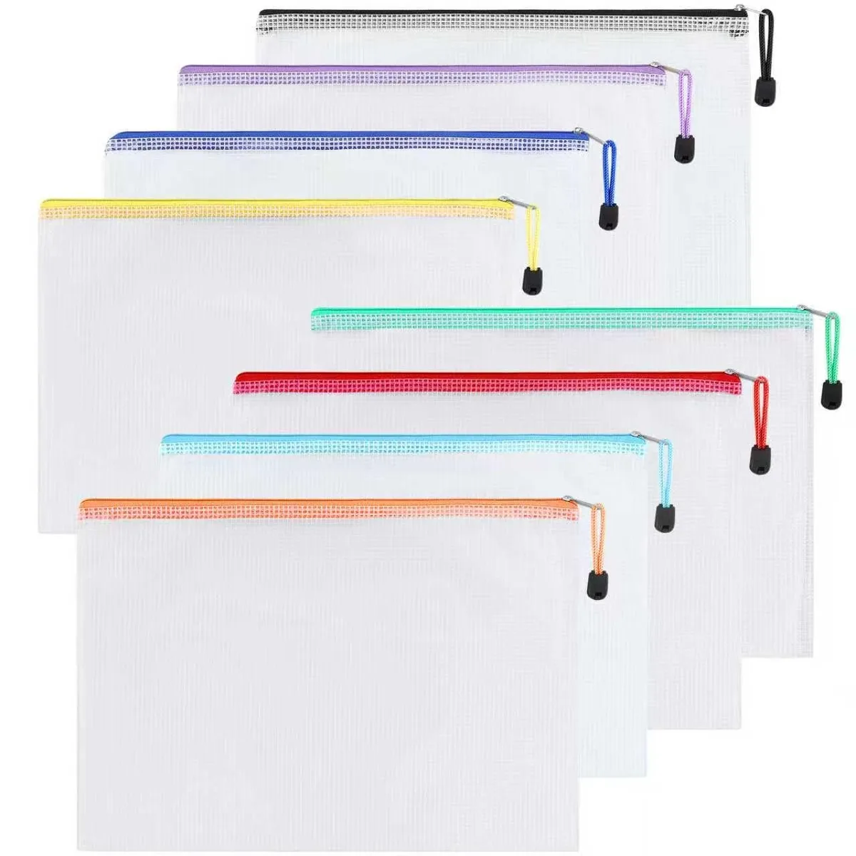  Pendaflex File Folders 8 Count A4 PVC Mesh Zipper Pouches — product photo