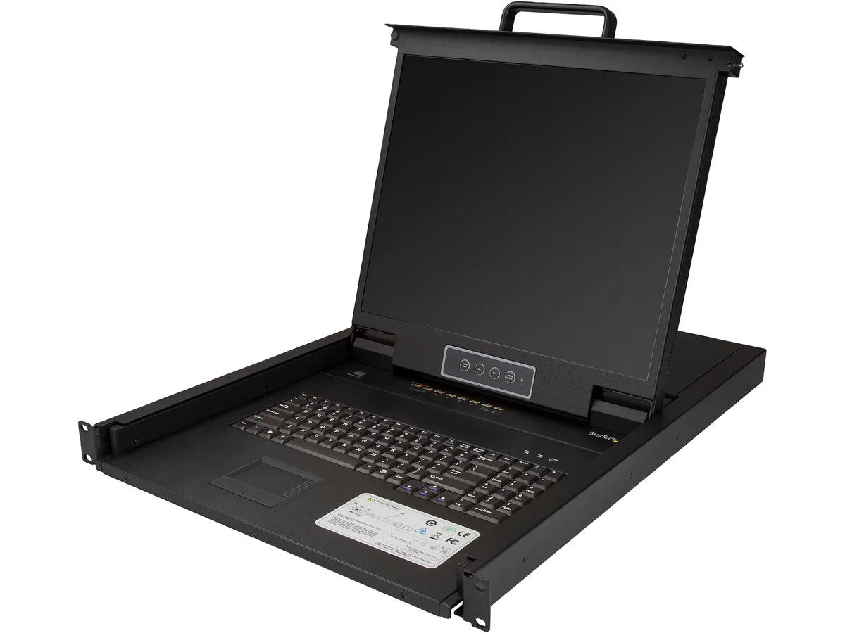 STARTECH STARTECH RKCONS1908K 1U 19in 8-port VGA KVM switch — product photo