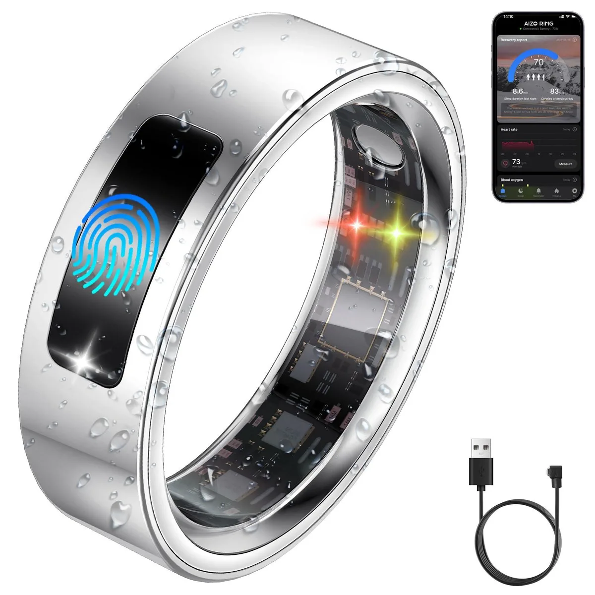  HTC TM21 Smart Watch Black Large 1.04 — product photo