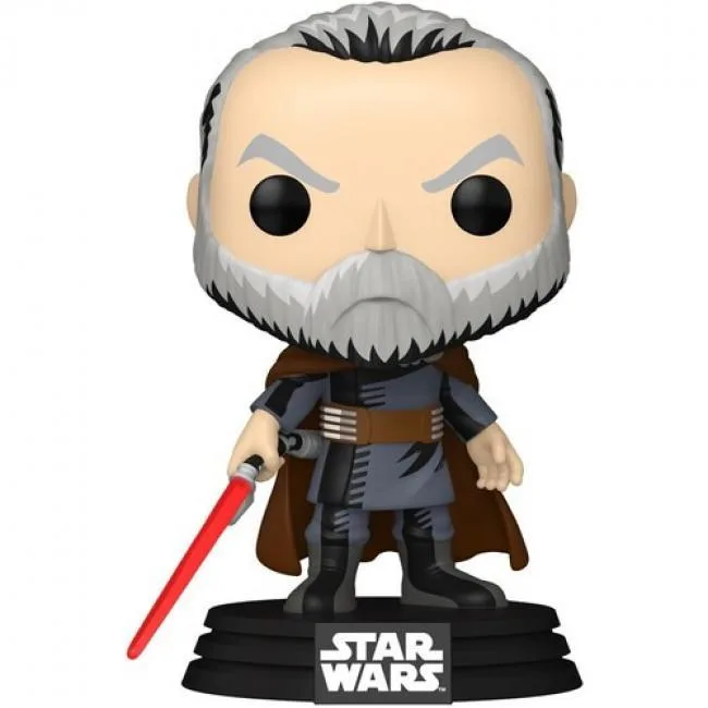 Funko Funko 90326 POP! Star Wars Count Dooku Retro Vinyl Action Figure — product photo