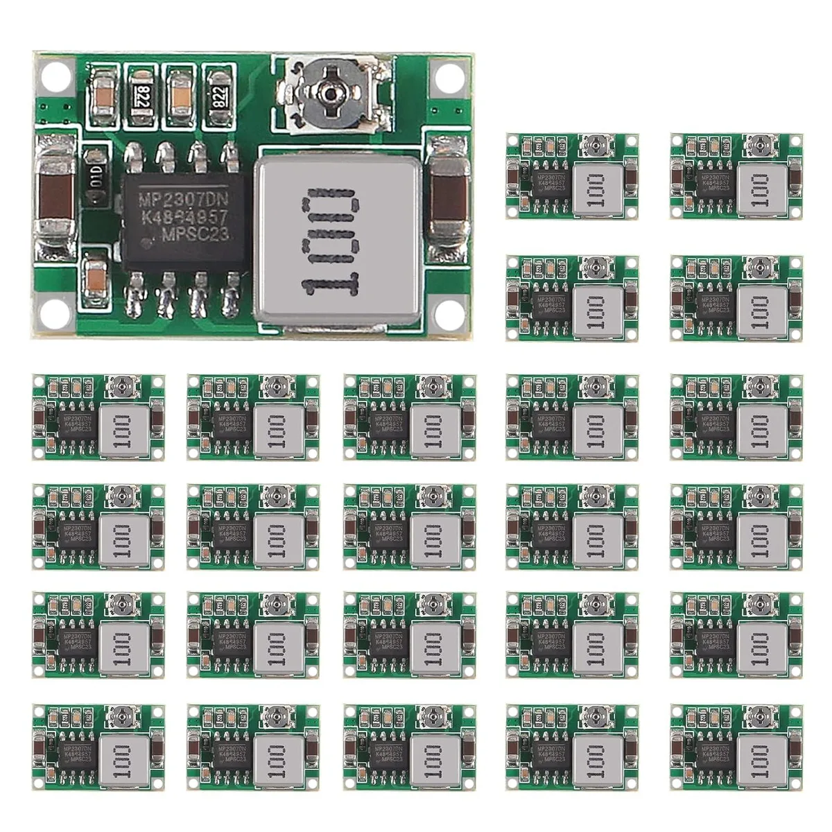 GCON GCON Mini 360 Buck Converter 3A DC-DC Step-Down Module 4.75-23V to 1.0-17V 25 Pack — product photo