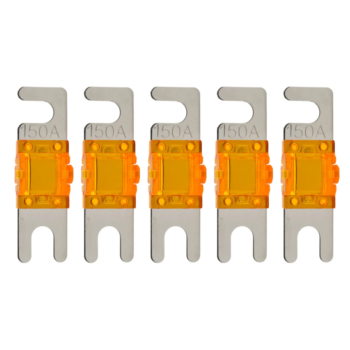 The Wires Zone The Wires Zone MANL150-5 150 A Mini ANL Fuse amplifier 5 pack — product photo