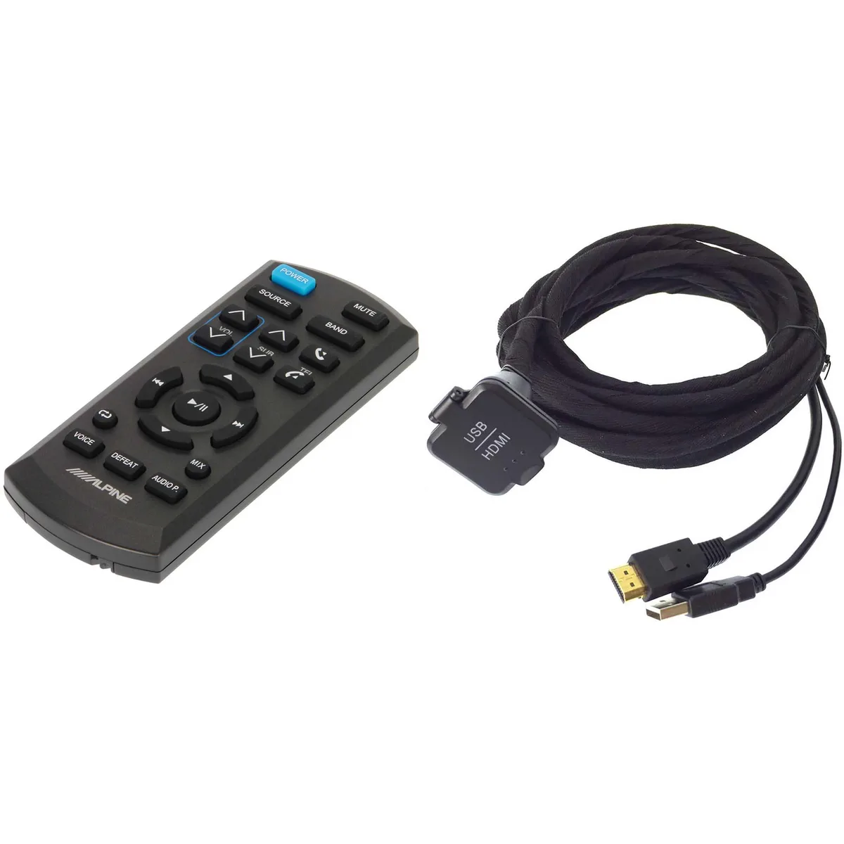 Alpine Alpine KCU-315UH USB/HDMI Extension Cable 15' &amp; RUE-4360 Remote — product photo