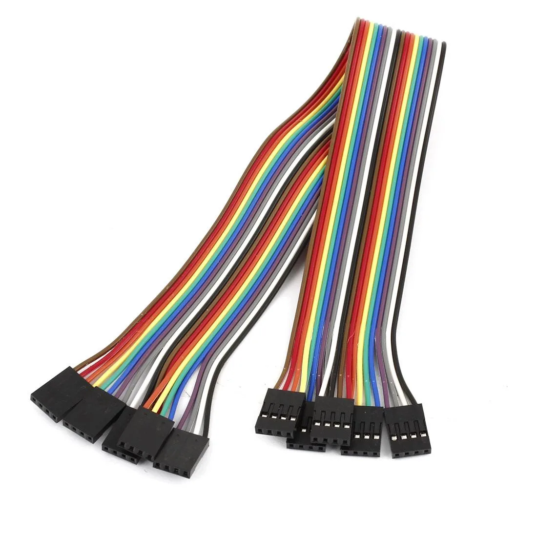 Unique-Bargains Unique-Bargains 5 Pcs 20cm Female-Female Solderless Breadboard Jumper Cable — product photo