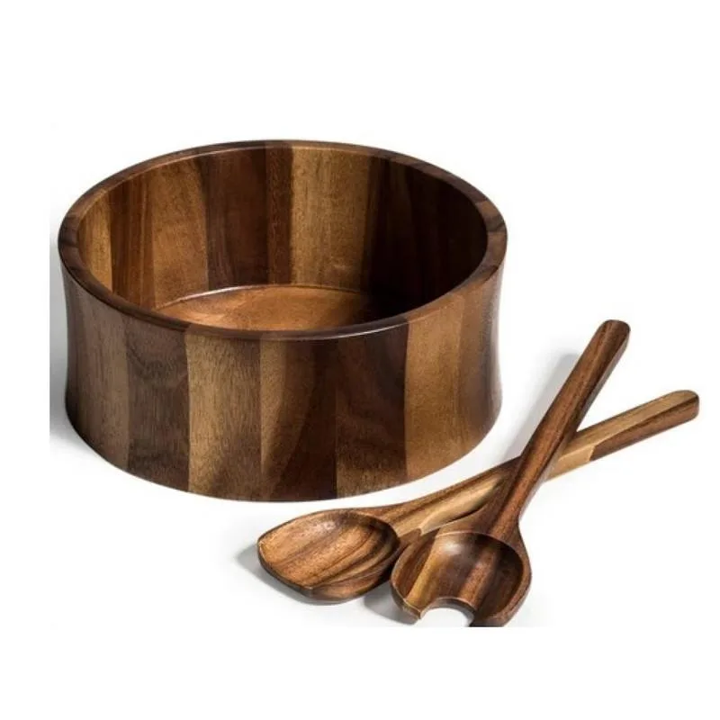 Kalmar Home Kalmar Home Large Salad Bowl with Servers 10 — product photo