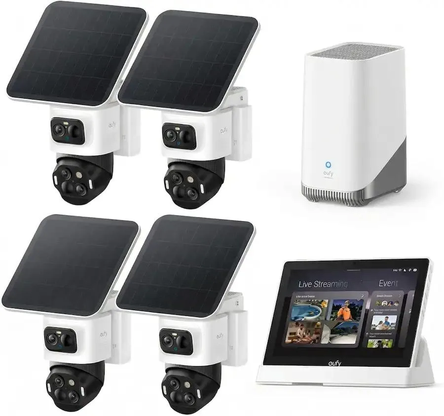 eufy eufy eufyCam S4 4-Cam Kit with Smart Display E10 — product photo