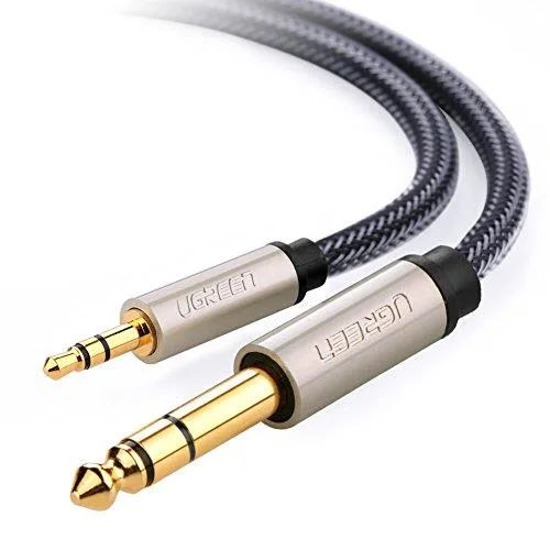 UGREEN UGREEN 6.35mm 1/4" Male to 3.5mm 1/8" Male TRS Stereo Audio Cable 6ft — product photo