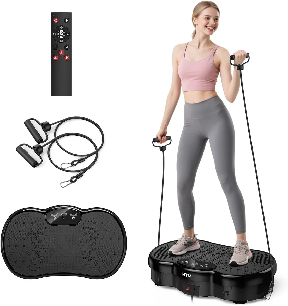 TAURKENAM TAURKENAM Vibration Plate 300 lbs 120 Speeds 9 Modes weight training — product photo