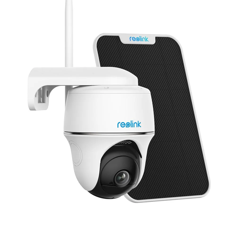 Reolink Reolink Go PT Plus + White Solar Panel 4G 2K 4MP 355° Pan 140° Tilt 10m Night Vision — product photo