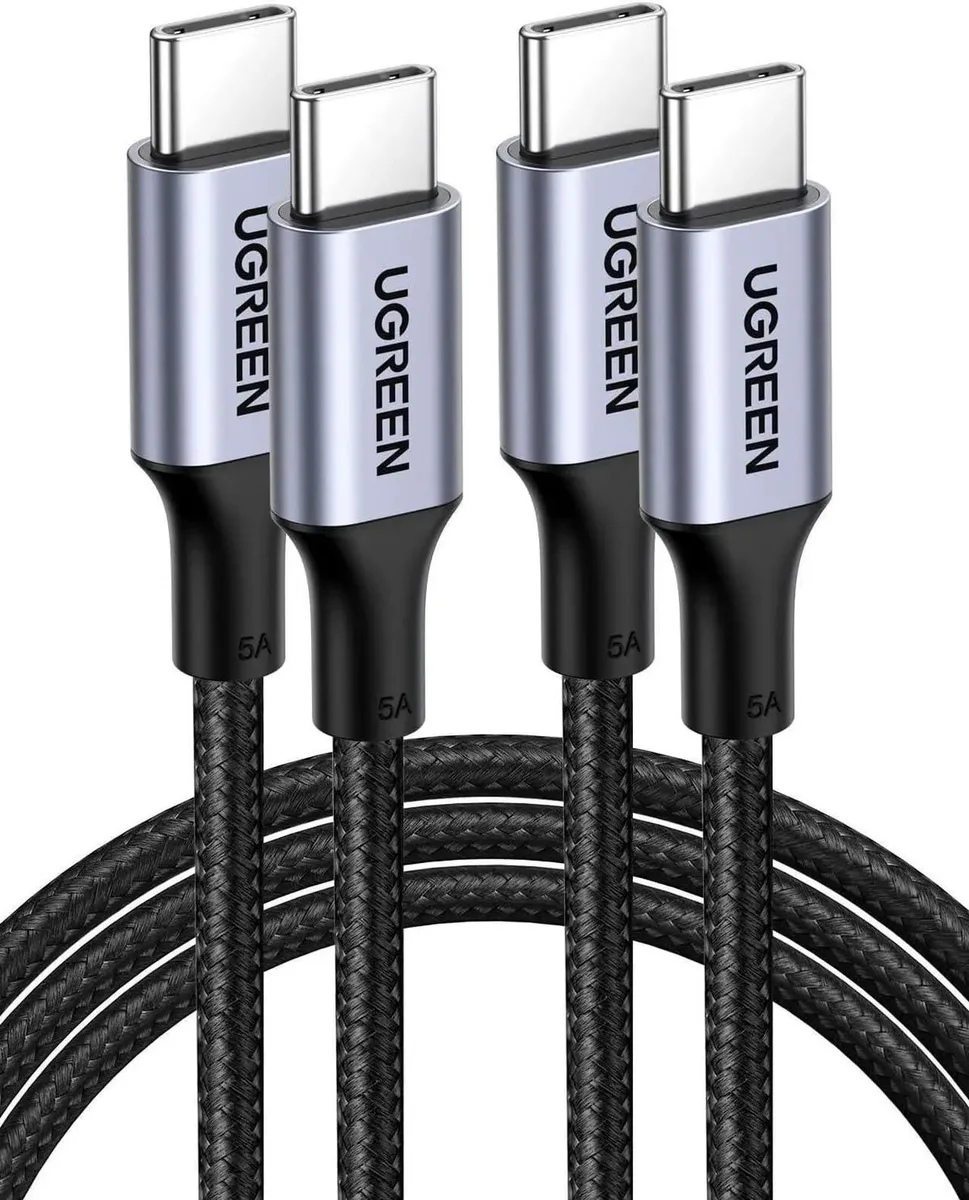 SMUGDESK SMUGDESK 2-Pack 100W USB-C to USB-C Cable 1.6FT Black — product photo