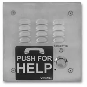 Viking Viking E-1600-30A ADA stainless steel emergency phone telephone accessory — product photo
