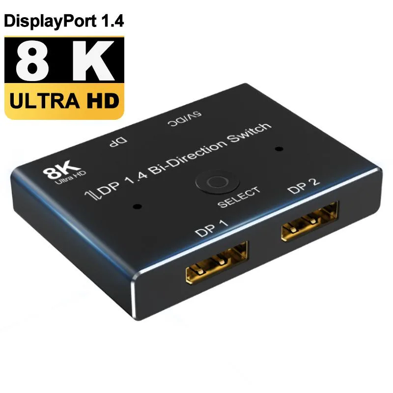 Jansicotek Jansicotek DP 1.4 Bidirectional Video Switch 2 Port 8K@60Hz 4K@120Hz — product photo