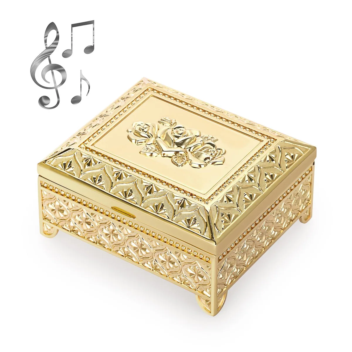 Toy Storage Gold Rose Pattern — product photo