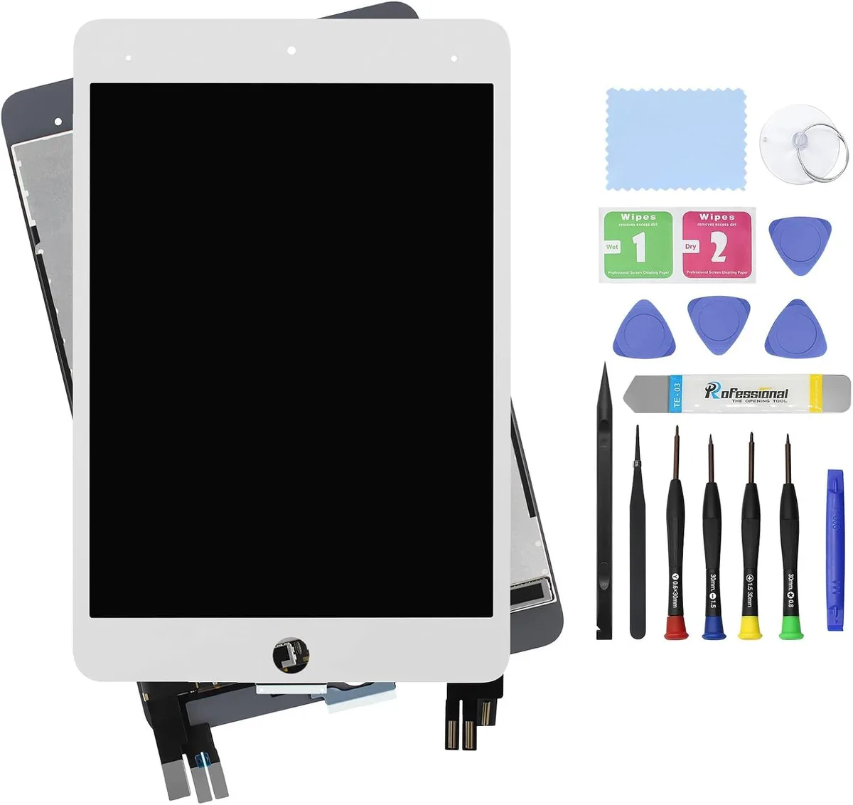 NUOLAISUN NUOLAISUN 7.9" LCD Screen for iPad mini 5 A2124 A2126 A2133 White — product photo