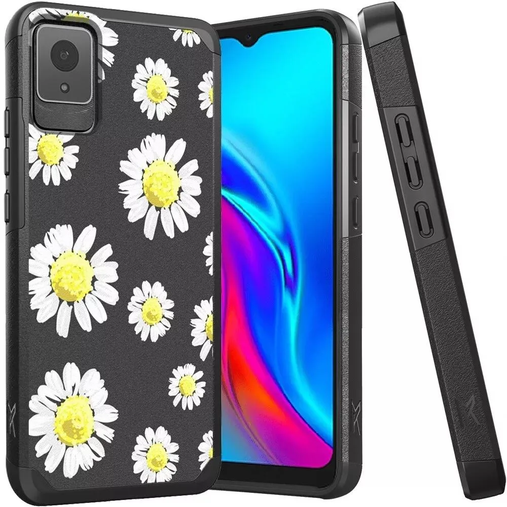 ExtremeCases - Generic ExtremeCases - Generic Dual Hybrid Case for TCL K11 T432W Chamomile Flower — product photo