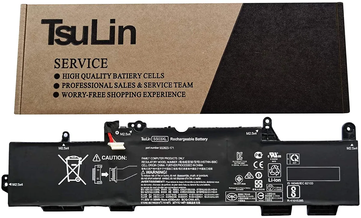 myVolts myVolts SS03XL laptop battery 11.55V 50Wh 4330mAh — product photo