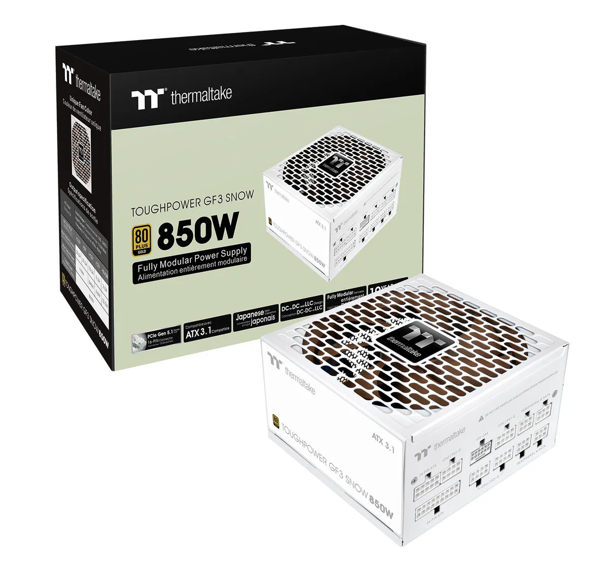 Thermaltake Thermaltake PS-TPD-0850FNFAGU-S 850W power supply — product photo