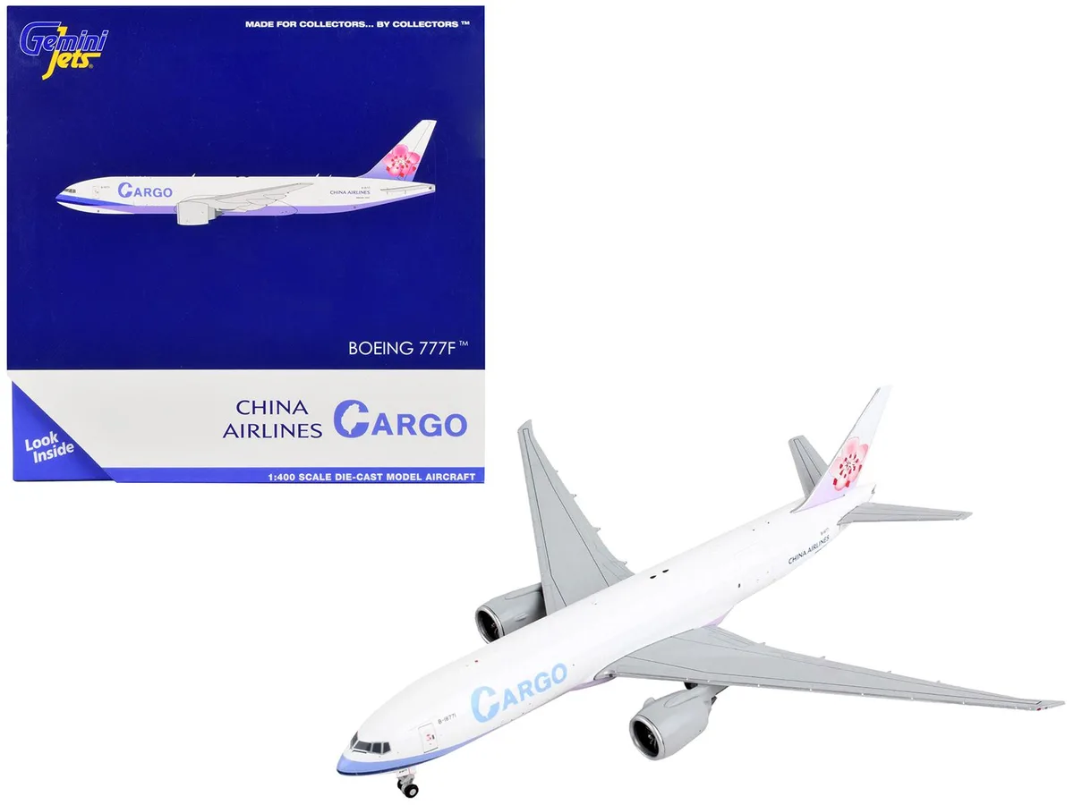 GeminiJets GeminiJets Boeing 777F China Airlines Cargo B-18771 1/400 Diecast Model — product photo