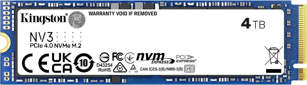 Kingston Technology Corp. Kingston Technology Corp. NV3 4TB internal SSD — product photo