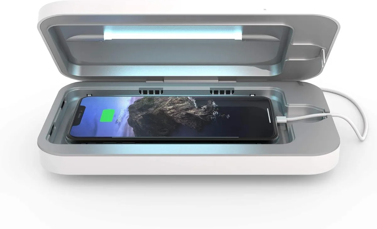 PhoneSoap PhoneSoap Go UV-C Sanitizer &amp; Power Pack White — product photo