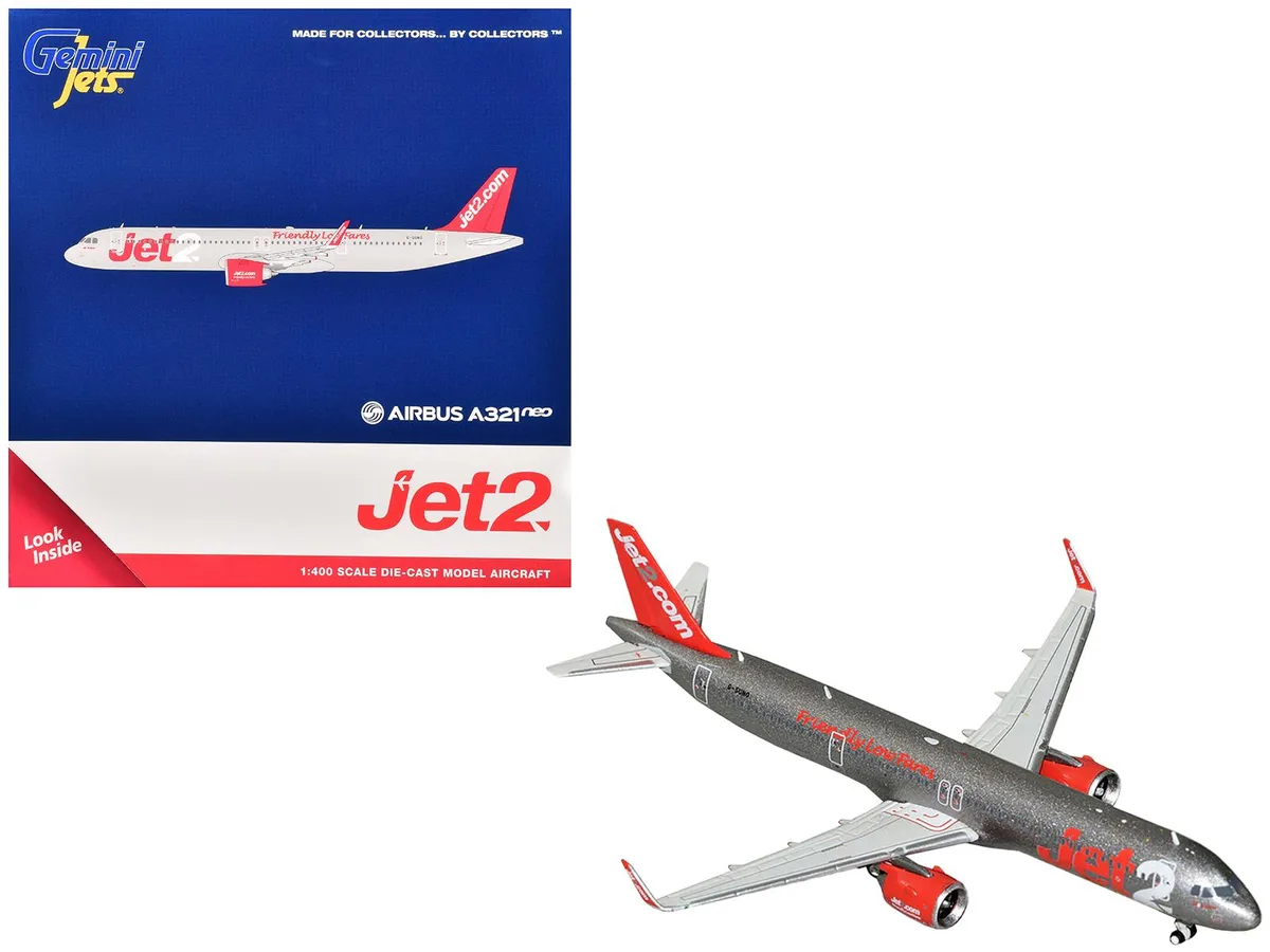 GeminiJets GeminiJets Airbus A321neo Jet2 G-SUNO 1/400 Diecast — product photo
