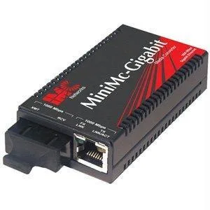 B&amp;B Electronics Mfg. Co B&amp;B Electronics Mfg. Co 855-10730 MiniMc Gigabit TX/SX-MM850-SC Media Converter — product photo