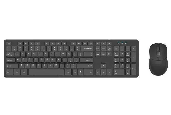Corn Electronics Corn Electronics KW201 Wireless Keyboard and Mouse Combo 104 Keys Black — product photo