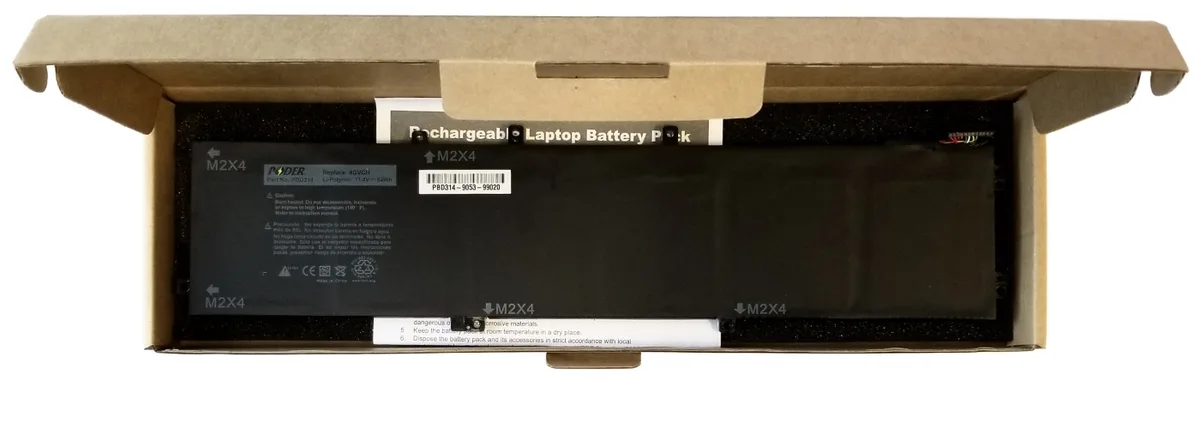 Poder Poder 6 Cell 84 Whr Battery for Dell Precision 5510 XPS 15 9550 — product photo