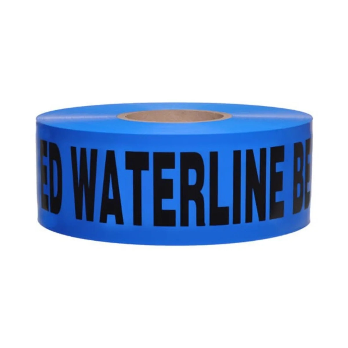 Presco Presco Underground Non-Detectable Tape 3 in x 1000 ft Blue Black Caution Buried Water Line Below — product photo