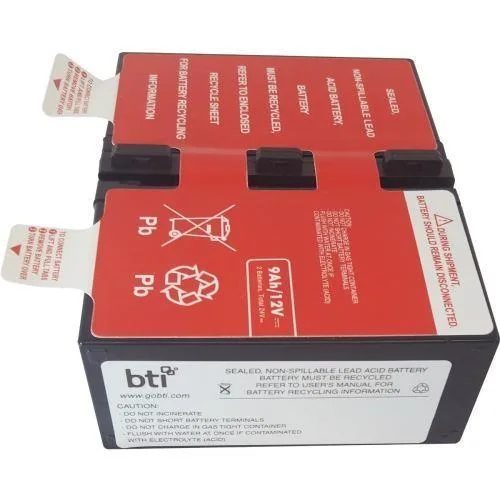 BTI- Battery Technology BTI- Battery Technology APCRBC124-SLA124 BN1250G UPS Battery 12V 9Ah 4 Cells — product photo