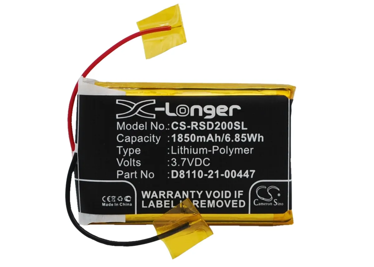 Cameron &amp; Co Cameron &amp; Co CS-RSD200SL 3.7V 1850mAh Li-Polymer portable audio — product photo