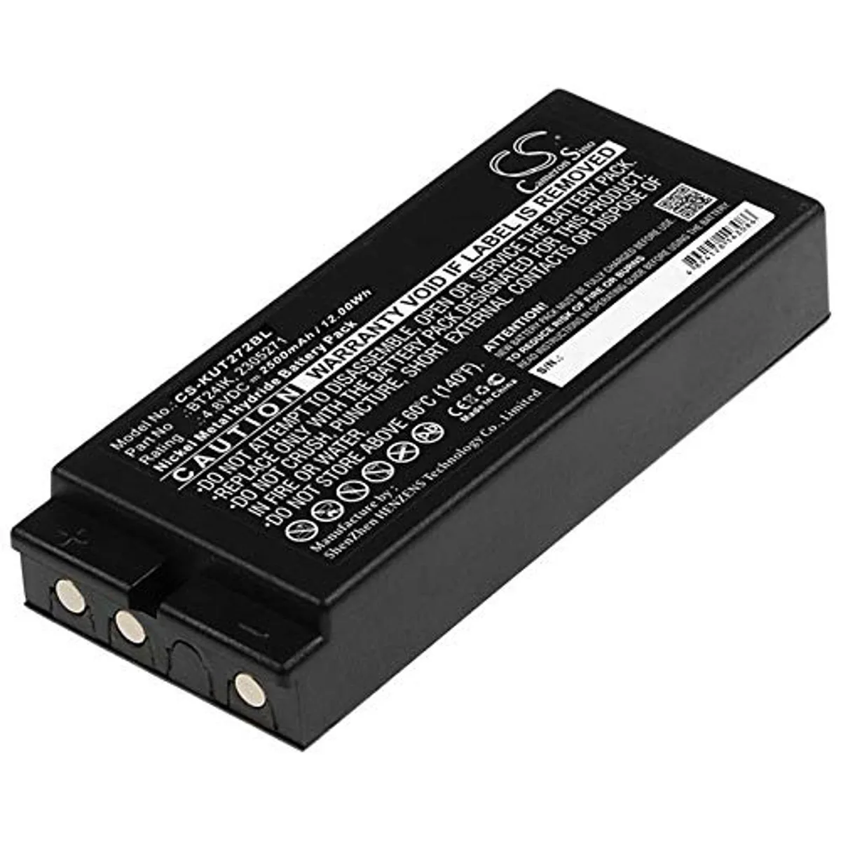  Cameron Sino 2500mAh NiZn battery for IKUSI T70/3 T70/4 T70/8 TM70/3 TM70/8 — product photo