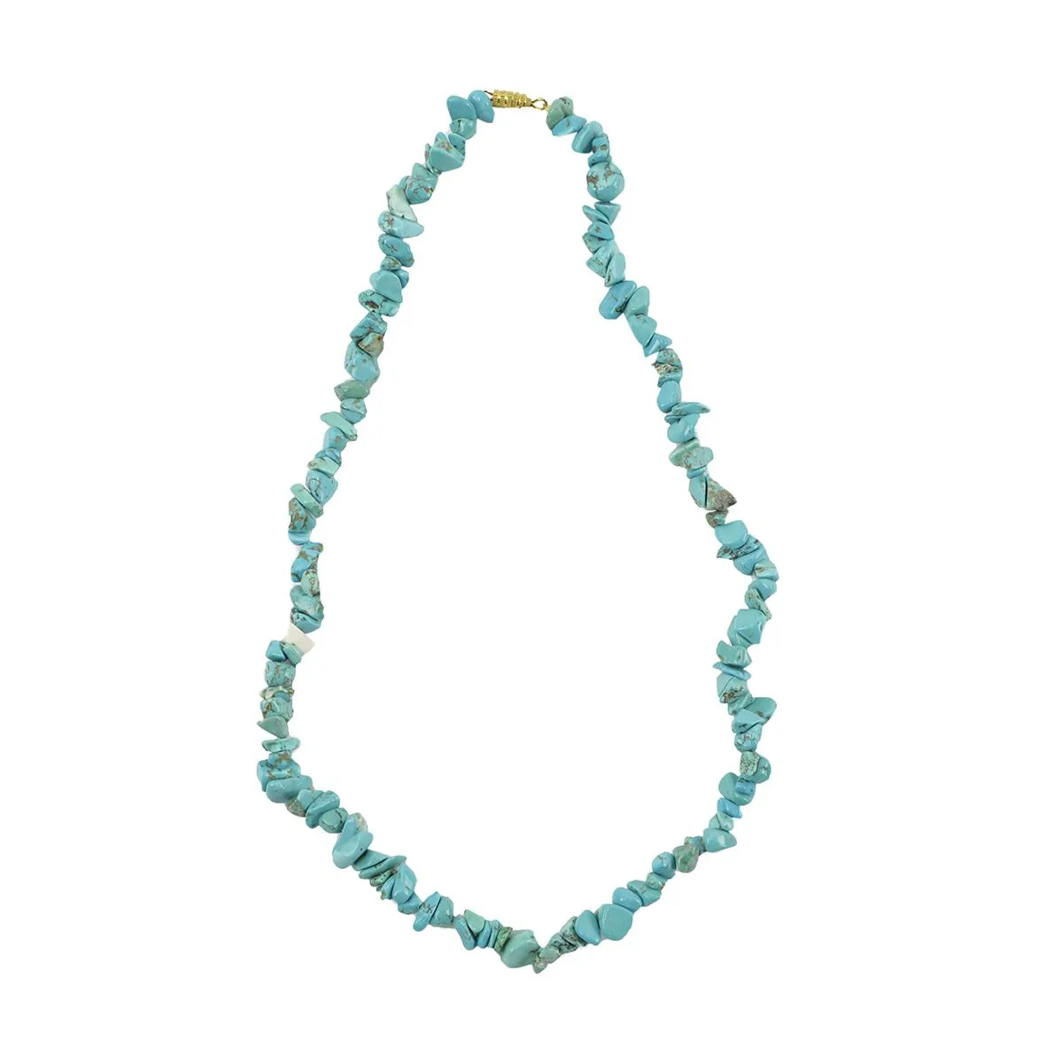 TreasureGurus, LLC TreasureGurus, LLC Turquoise Chip Necklace 18 — product photo